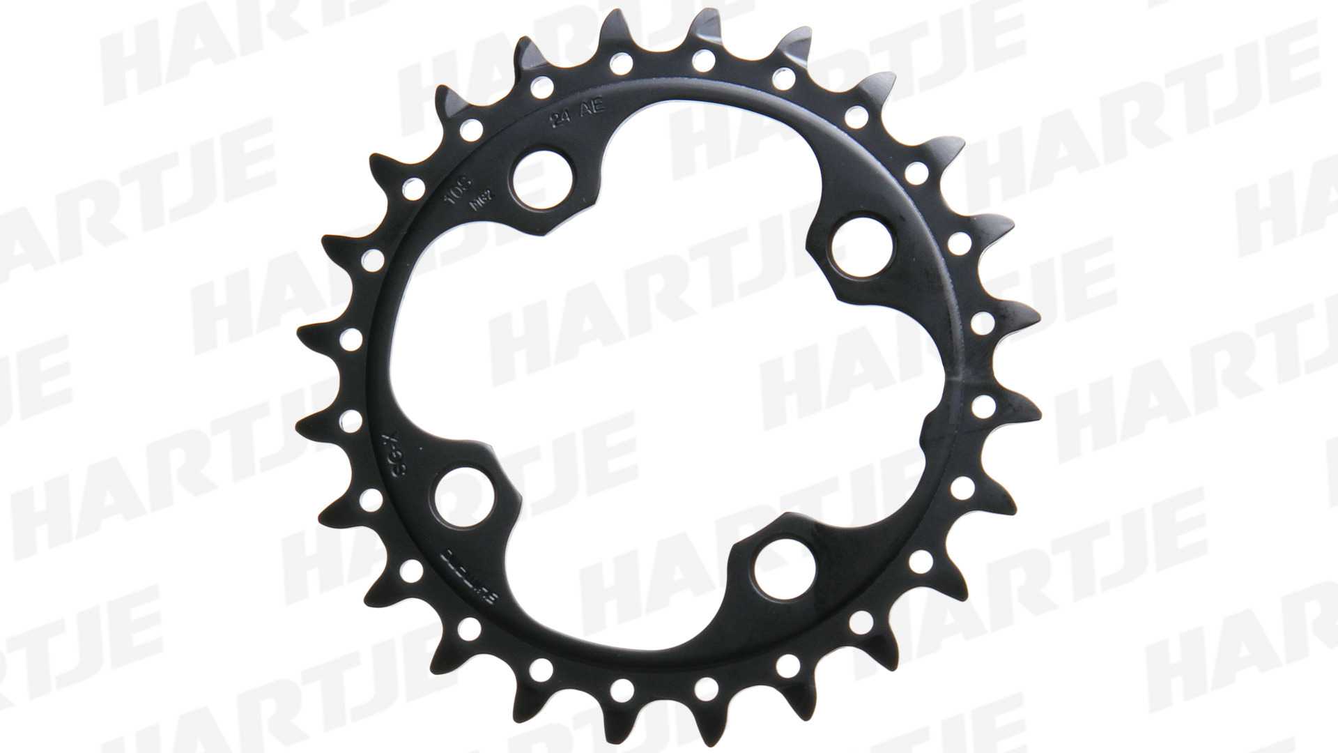Shimano Chainring deore fc-m610 24T ae bcd64 triple 3x10sp - Y1LV24000